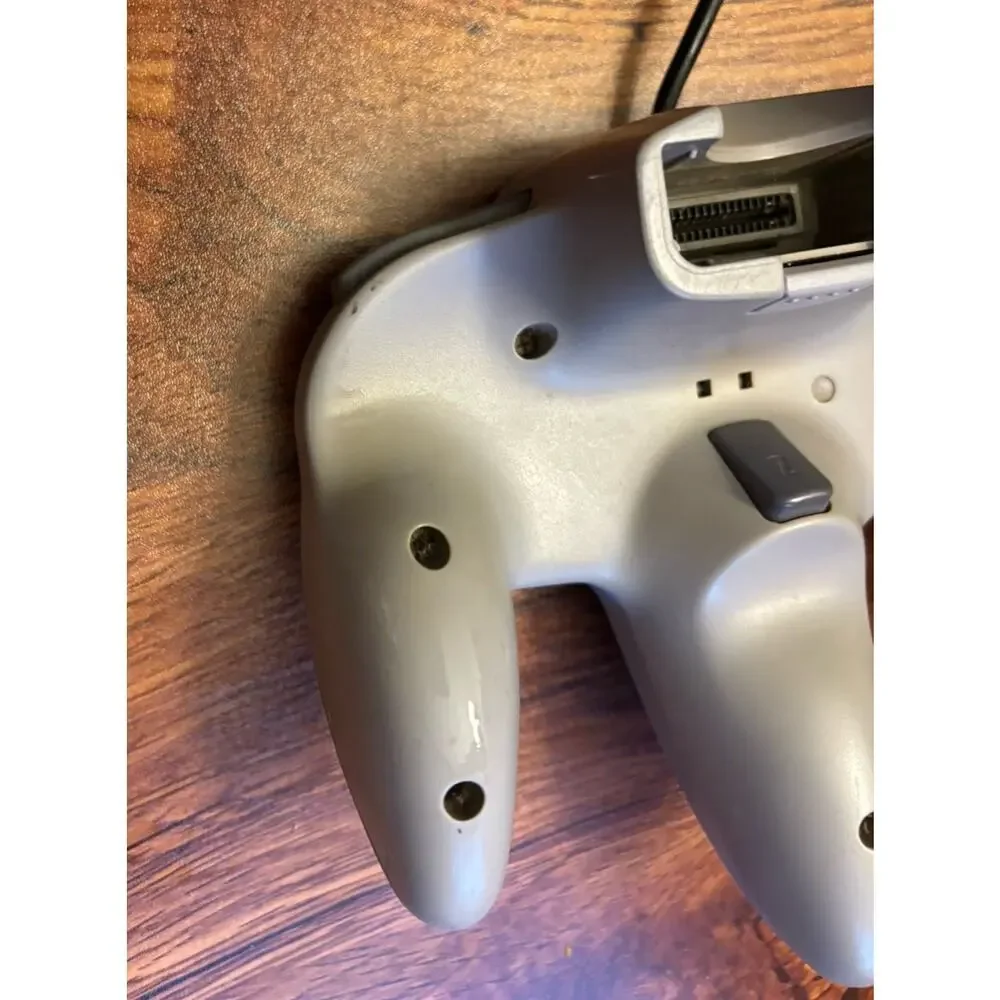 Read-Nintendo 64 Grey Controller NUS-005 Official N64 OEM-TESTED-Gray
